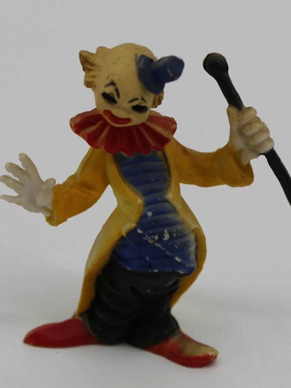 Vintage 1970s Plastic Circus Clown Figures Cake Toppers Lot of‎ 3 Novelty Fun